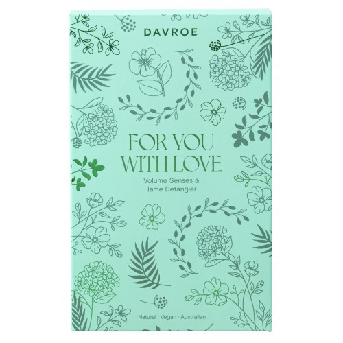 Davroe For You with love Volume Senses & Tame Detangler Набір Повнорозмірних засобів для об'єму