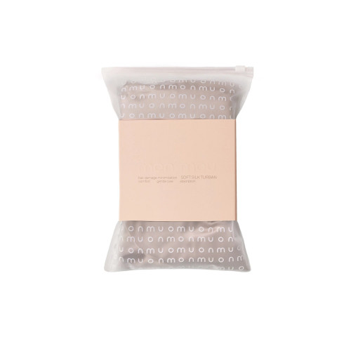 MON MOU Рушник-тюрбан з натуральним шовком бежевий