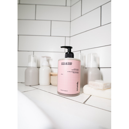 Crumb Tobacco & papyrus 500ml Гель для душу зі скрабинками для рук та тіла Crumb Tobacco & papyrus 500ml Гель для душу зі скрабинками для рук та тіла