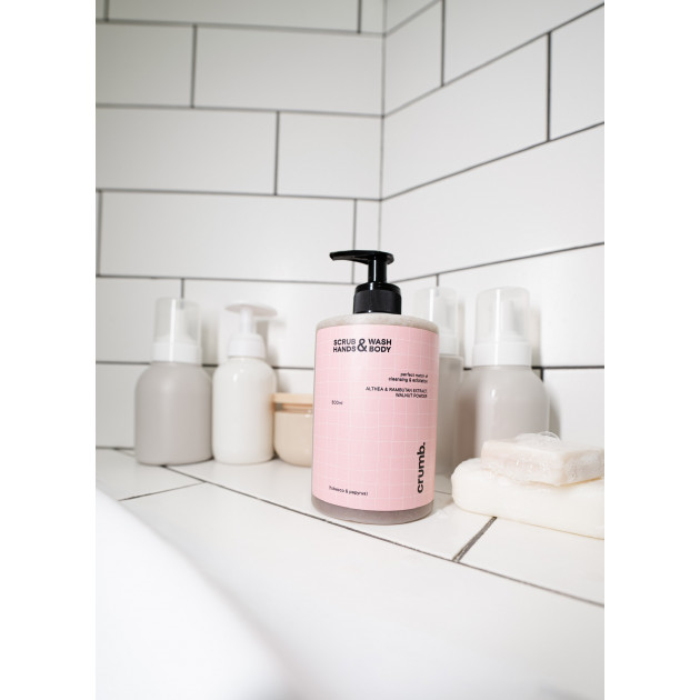 Crumb Tobacco & papyrus 500ml Гель для душу зі скрабинками для рук та тіла
