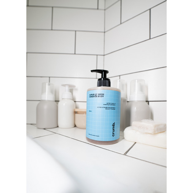 Crumb Sea salt & white musk 500ml Гель для душу зі скрабинками для рук та тіла