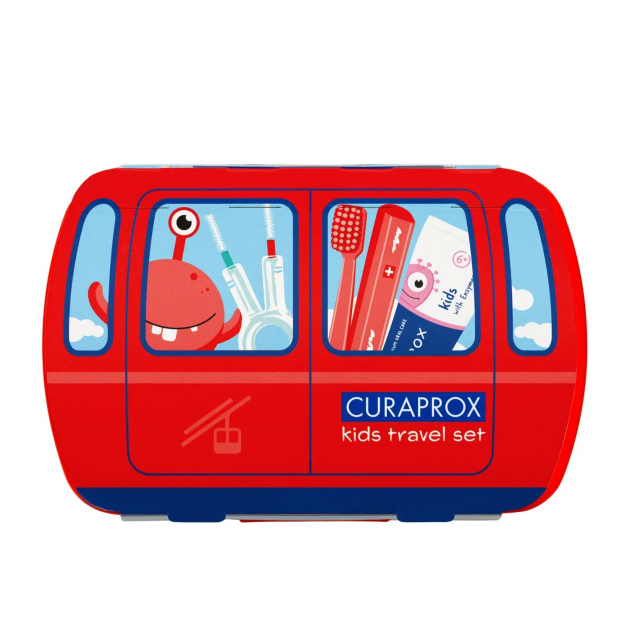 CURAPROX Kids Дорожній набір (Червоний)