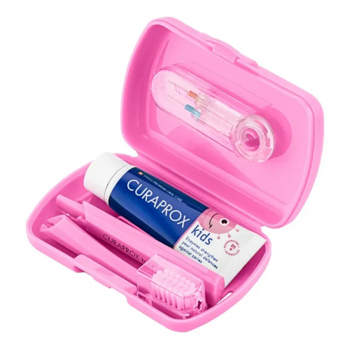 CURAPROX Kids Дорожній набір (Рожевий)