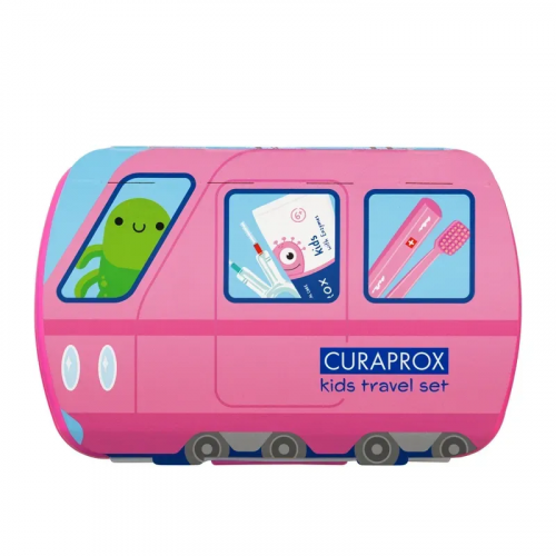 CURAPROX Kids Дорожній набір (Рожевий)