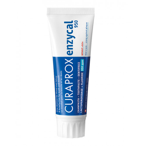 CURAPROX Enzycal 950 ppm 75ml Зубна паста ферментна Enzycal з фтором