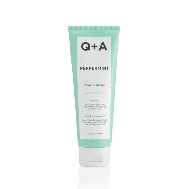 Q+A Peppermint Daily Cleanser 125ml Очищуючий гель для обличчя з м'ятою