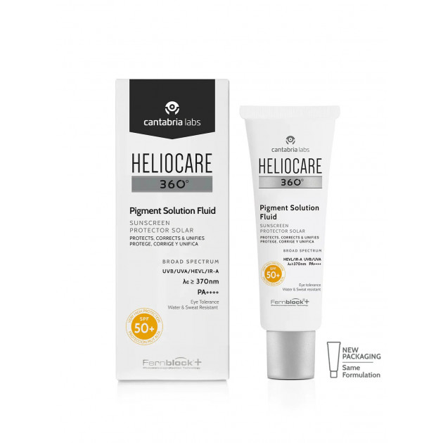 Cantabria Labs Heliocare 360 Pigment Solution Fluid SPF 50+ 50ml Фотозахисний флюїд для попередження та корекції сонячної гіперпігментації