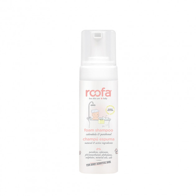 Roofa Baby Foam shampoo syndet (Natural) 150 ml Натуральний синдет шампунь-пінка