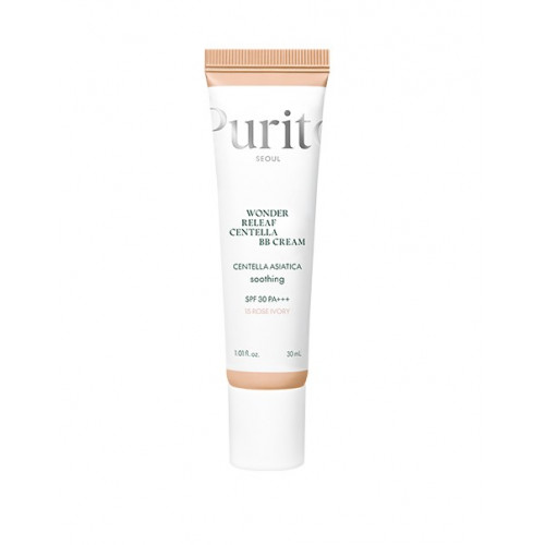 Purito Cica Clearing BB Cream (№15 Rose Ivory) 30 ml ВВ крем з екстрактом центелли