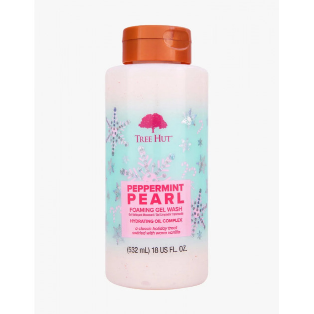 Tree Hut Peppermint Pearl Foaming Gel Wash 532ml Гель для душу