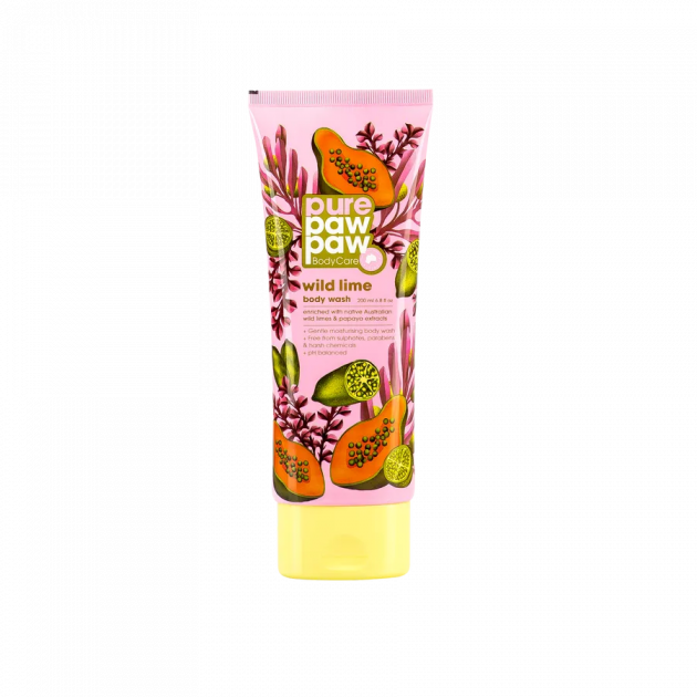 Pure Paw Paw Body Care Wild Lime Wash 200ml Гель для душу