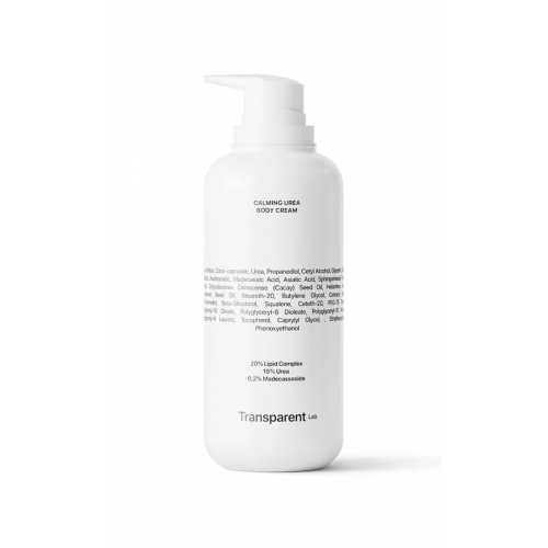 Transparent Lab Calming Urea Body Lotion 400ml Заспокійливий лосьйон для тіла з сечовиною