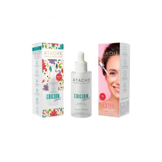 Atache Oily Skin Postbiotic Salicilic Acid Serum 50ml Cироватка для проблемної шкіри з кислотами