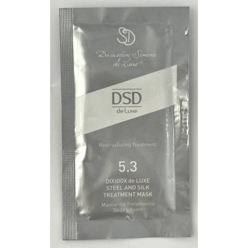 SAMPLE DSD de Luxe 5.3 Dixidox Steeland Silk Treatment Mask Зразок відновлюючої маски Сталь та шовк