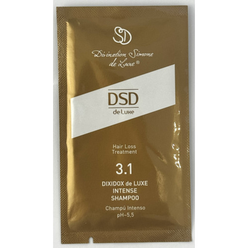 SAMPLE DSD de Luxe 3.1 Dixidox Intense Shampoo Зразок шампуню для стимуляції росту та зміцнення волосся