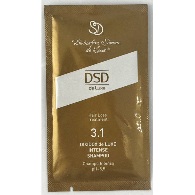 SAMPLE DSD de Luxe 3.1 Dixidox Intense Shampoo Зразок шампуню для стимуляції росту та зміцнення волосся