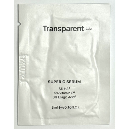 SAMPLE Transparent Lab Super C Serum Зразок сироватки з вітаміном С