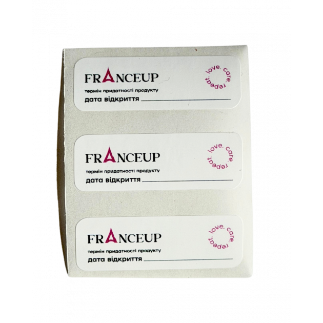 France Up Стікер для контролю терміну 3шт