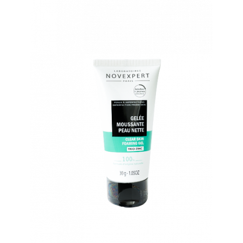 Novexpert Trio-Zinc Clear Skin Foaming Gel 30g Гель для очищення шкіри з цинком