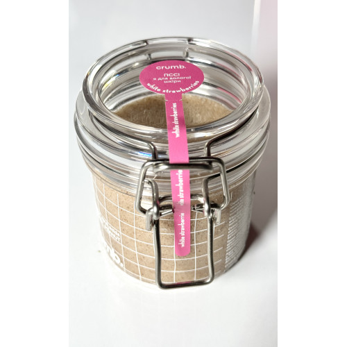 Crumb White Strawberries 200ml Сольовий скраб для тіла
