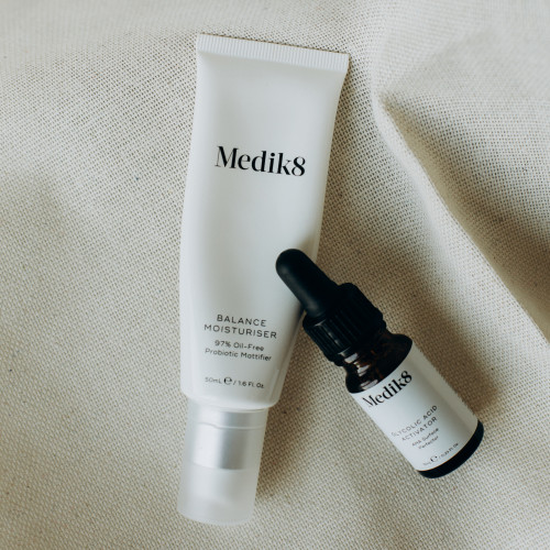 Medik8 Balance Moisturiser with Glycolic Acid Activator 50+10 ml Зволожуючий крем із пробіотиками, АНА і матуючою дією