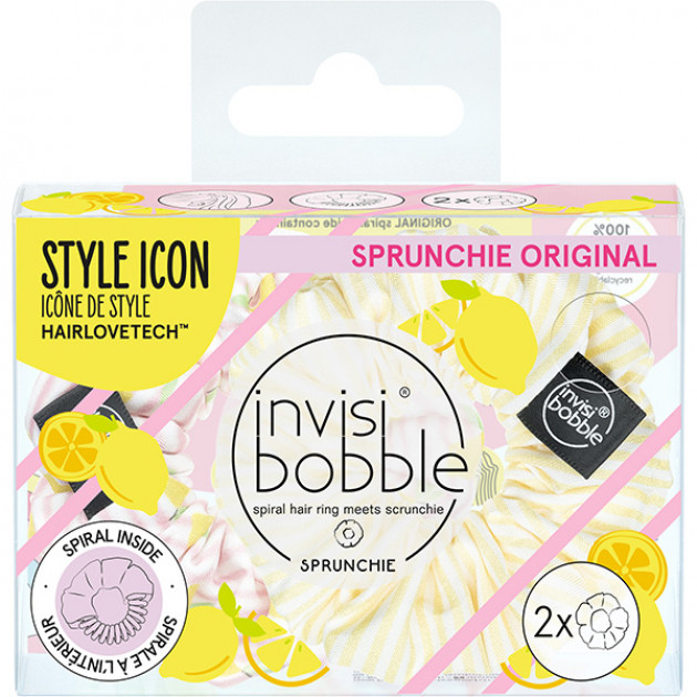 Резинка-браслет для волосся invisibobble SPRUNCHIE Duo Fruit Fiesta Simply the Zest