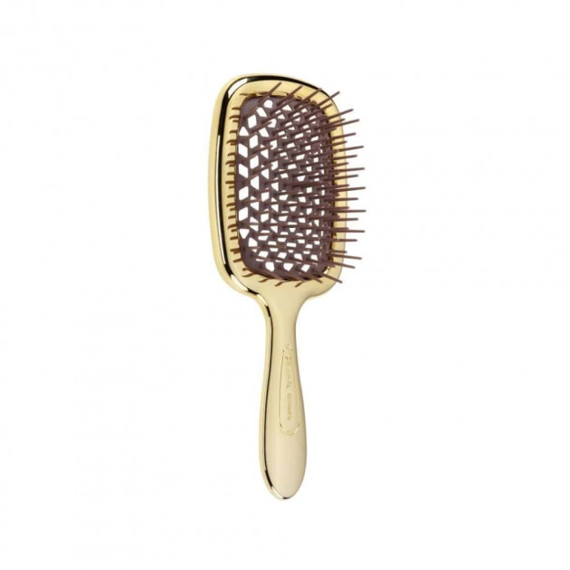 Щітка Janeke Small Superbrush The Original AUSP235 Золото з коричневим
