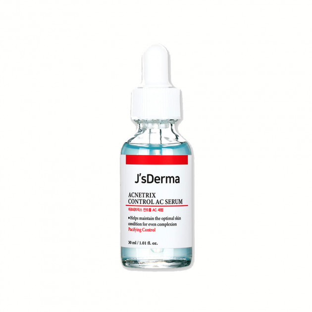 J'sDerma Acnetrix Control AC Serum Niacinamide 8% Zn-PCA 1% 30ml Сироватка з ніацинамідом та цинком