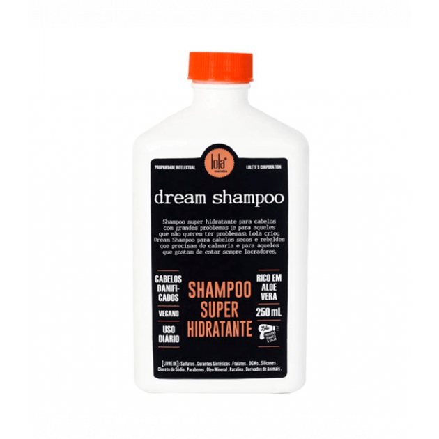 Lola Cosmetics Dream Cream Shampoo 250 ml - Зволожуючий шампунь  для сухого та неслухняного волосся