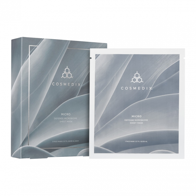 COSMEDIX Micro Defense Microbiome Sheet Masks (5 шт * 20 мл) Відновлююча маска з пребіотиками
