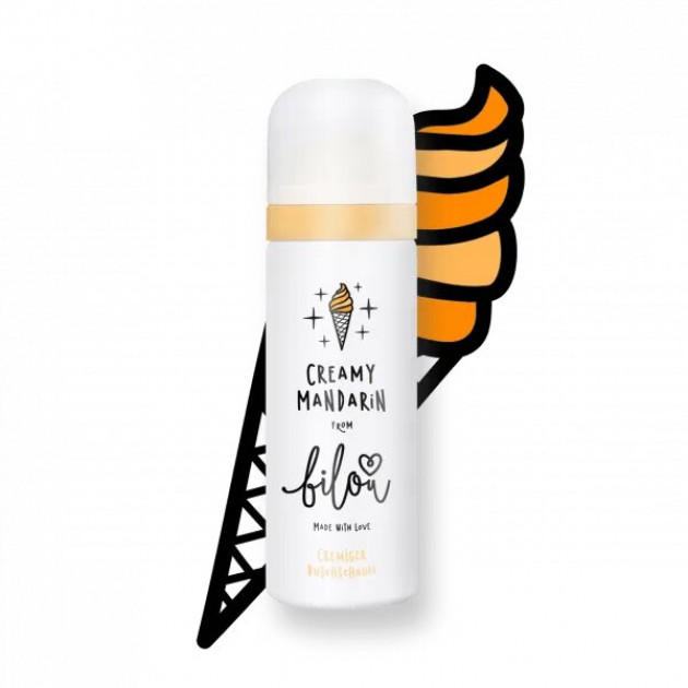 Bilou Creamy Mandarin 50 ml Міні-пінка для душу