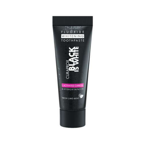 CURAPROX Набір: Відбілююча зубна паста Black is White 10мл + зубна щітка Ultra Soft CS5460