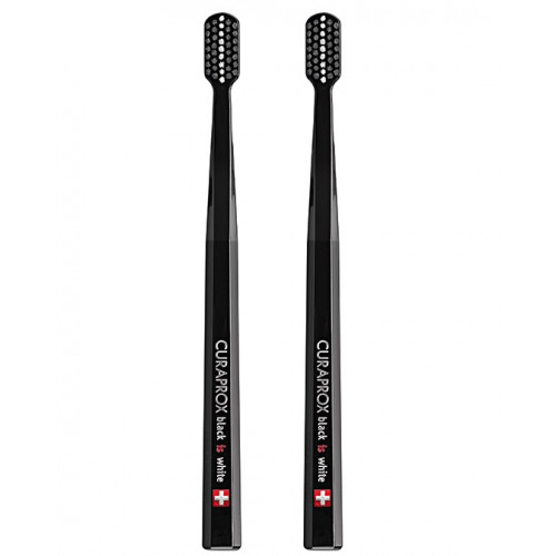 CURAPROX Black Is White Duo Black UltraSoft Набір зубних щіток