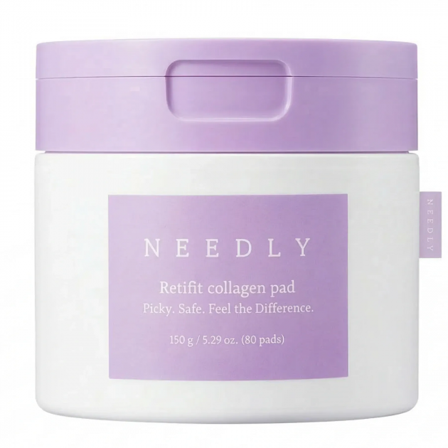 Needly Retifit Collagen Pad 80 шт Тонер-педи з колагеном для зволоження та пружності