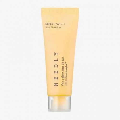 Needly Vita C Glow Tone Up Sun SPF 50+ 10ml Сонцезахисний крем з ефектом освітлення та сяйва
