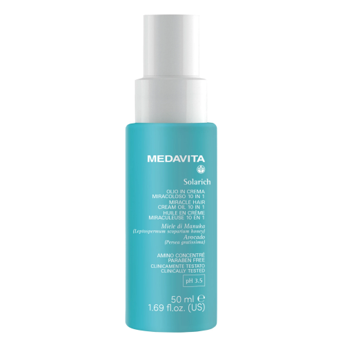 Medavita Solarich Olio In Crema 50 ml Сонцезахисна крем-олія для волосся 10 в 1 із дзеркальним ефектом
