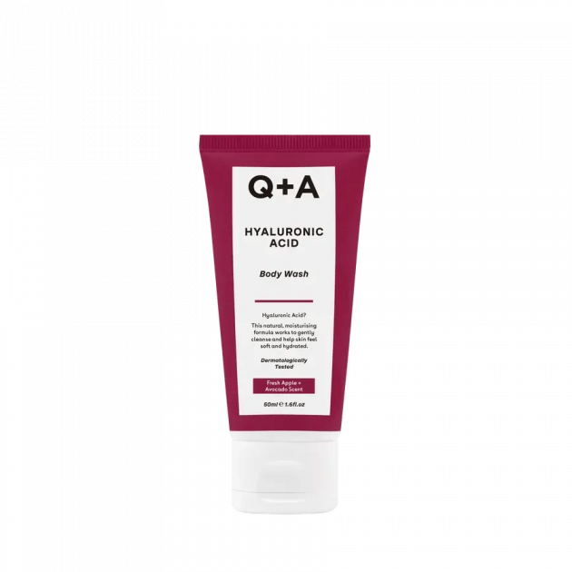 Q+A Hyaluronic Acid Body Wash МІНІАТЮРА 50ml Очищуючий гель для тіла з гіалуроновою кислотою
