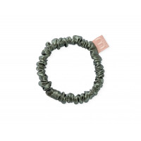 MON MOU Silk Slim Scrunchie Тонка шовкова резинка (оливкова)