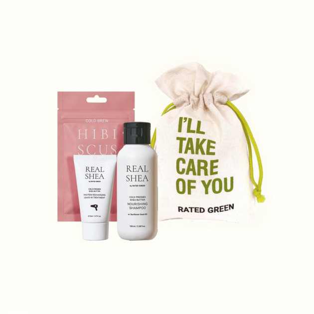 Rated Green Набір мініатюр REAL SHEA (гібіскус)