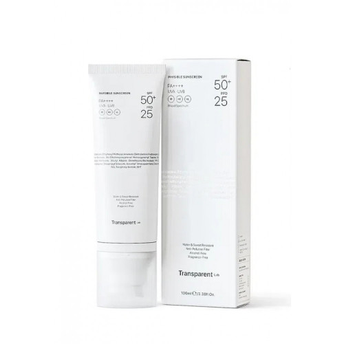 Transparent Lab Invisible Sunscreen SPF50+ 100ml Невидимий сонцезахисний крем