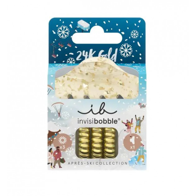 Подарунковий набір invisibobble GIFT SET Apres Ski Golden Glamour