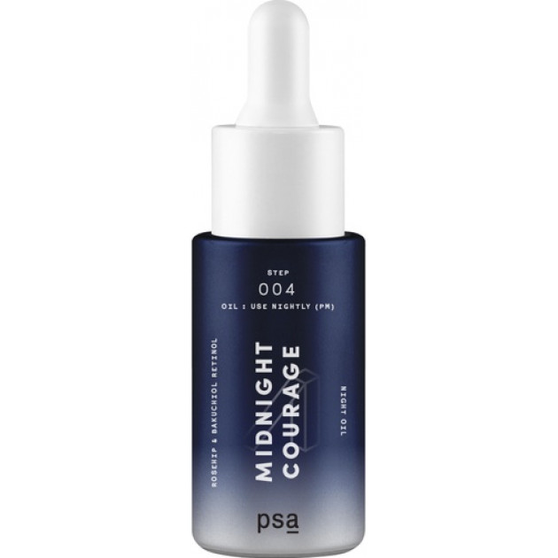 PSA Midnight Courage Rosehip & Bakuchiol Retinol Night Oil 15ml Нічне Масло з Ретинолом
