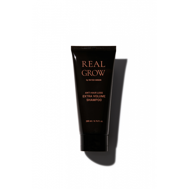Rated Green Real Grow Anti Hair Loss Extra Volume Shampoo 200ml Шампунь для об'єму волосся та профілактики випадіння