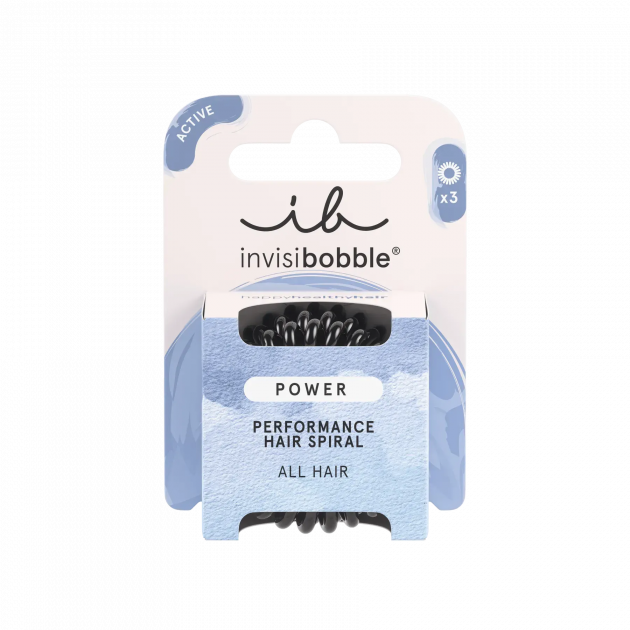 Резинка-браслет для волос invisibobble POWER True Black