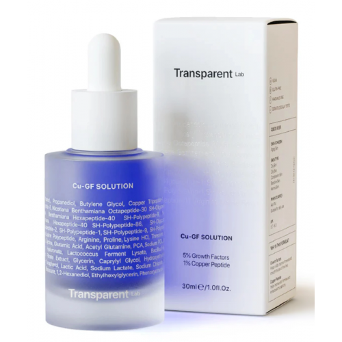 Transparent Lab Cu-GF Solution 30 ml Сироватка з пептидами міді та факторами росту