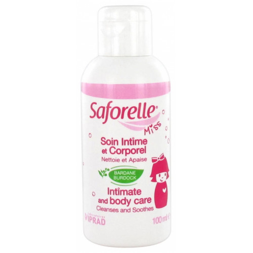 Saforelle Miss Soin Intime et Corporel 100 ml Щоденний гель для інтимної гігієни для дівчаток з 4-х років