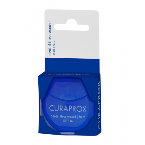 CURAPROX Нитка міжзубна вощена з ароматом м`яти 50 м