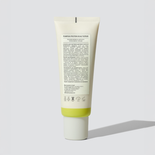 WhoCares Pumpkin Protein Scalp Scrub 180 ml Кислотний скраб-пілінг для шкіри голови