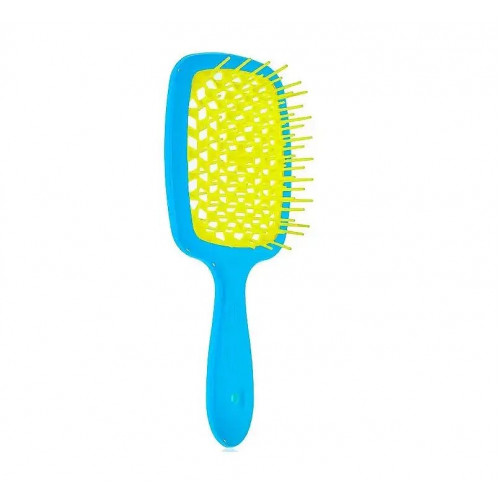 Щітка Janeke Superbrush The Original 82SP226BYF Блакитна/жовта