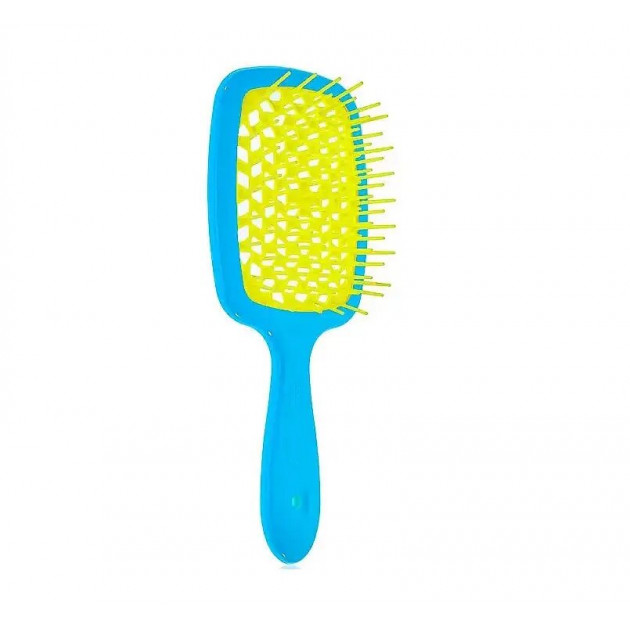 Щітка Janeke Superbrush The Original 82SP226BYF Блакитна/жовта